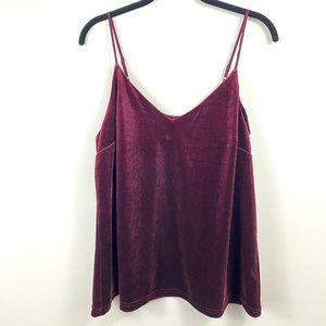 Velvet Spagetti Strap top